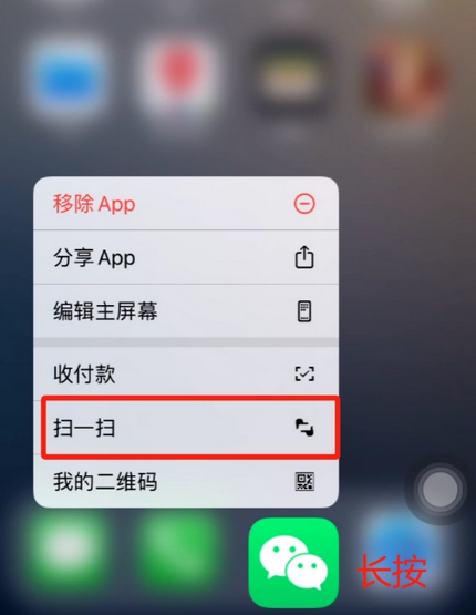 林甸苹果手机维修分享iPhone 15如何快速打开扫一扫 