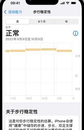 林甸iPhone手机维修如何在iPhone开启'步行稳定性通知'