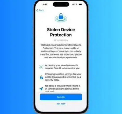 林甸苹果授权维修店分享被盗设备保护功能开启方法 