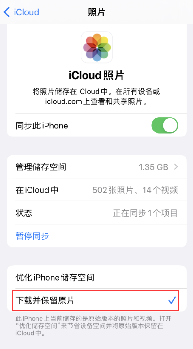 林甸苹果手机维修分享iPhone 无法加载高质量照片怎么办 